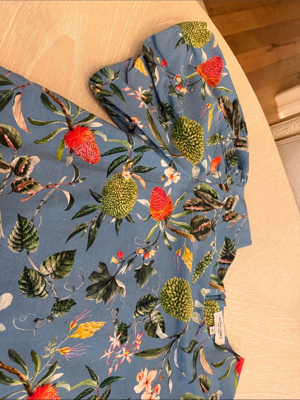 Olivia James The Label Blue Louisa Dress - Picture 4 of 5